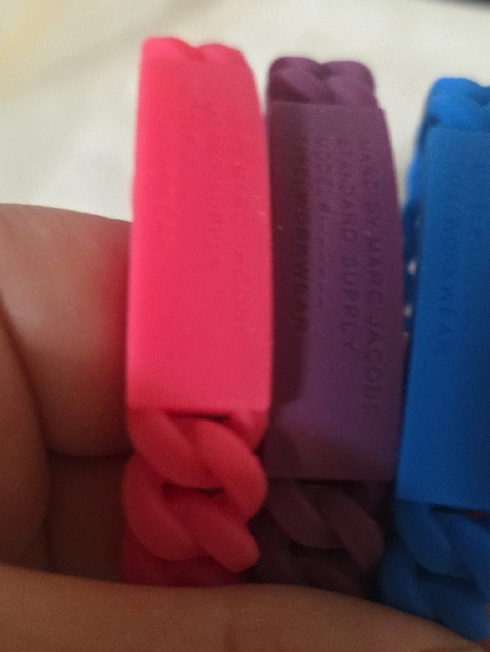 Marc Jacobs Silicone Chain Bracelets - Picture 9 of 12